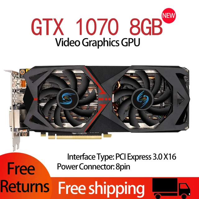 New GTX 1070 8GB Game Video Card NVIDIA Gtx1070 8GB Graphics Card