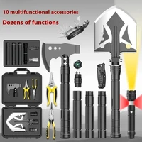 Outdoor Survival Shovel with Axe Multi Functional Camping Tactical Folding Shovel Tactical Folding Shovel Survival Equipment 1