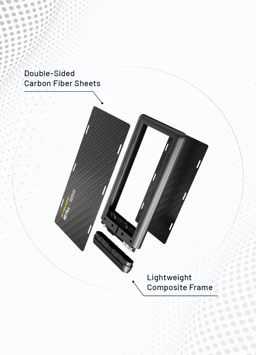 NITECORE 10000mAh NB Plus Power Bank 22.5W Max Output Mobile Powerbank Waterproo