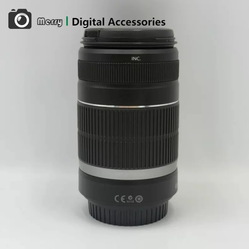 95% 새 상품  EF-S 55-250 F4-5.6 IS 손떨림 방지 망원 카메라 렌즈 (캐논 600D 700D 800D 850D 용)