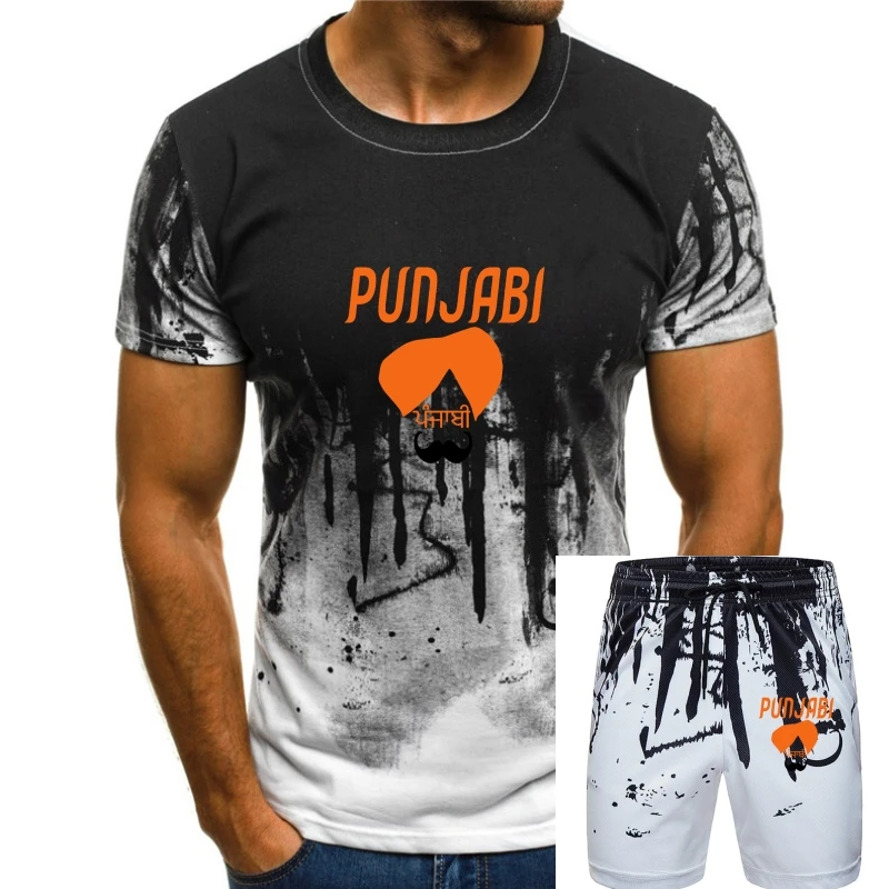 

Men's Punjabi (Sikh) t shirt Character cotton O-Neck Formal Cute Comfortable summer Family shirt