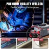 For 140Amp MIG Welder Flux Core Welder/Stick/Lift TIG 3 in 1 Welding Machine, Welder Machine 110V With Synergy IGBT Inverter 4