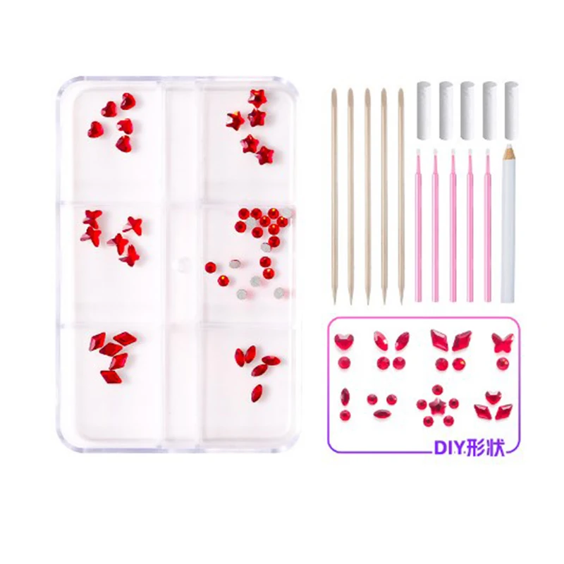 치과 크리스탈 패션 치아 보석, 뷰티 다이아몬드 치아 보석 장식, 치아 보석 장식, 1 세트