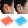Soundproof Hearing Protect Swimming Soft Silicone Earplugs Waterproof Earbud Anti-noise Ear Plugs Noise Reduction 1