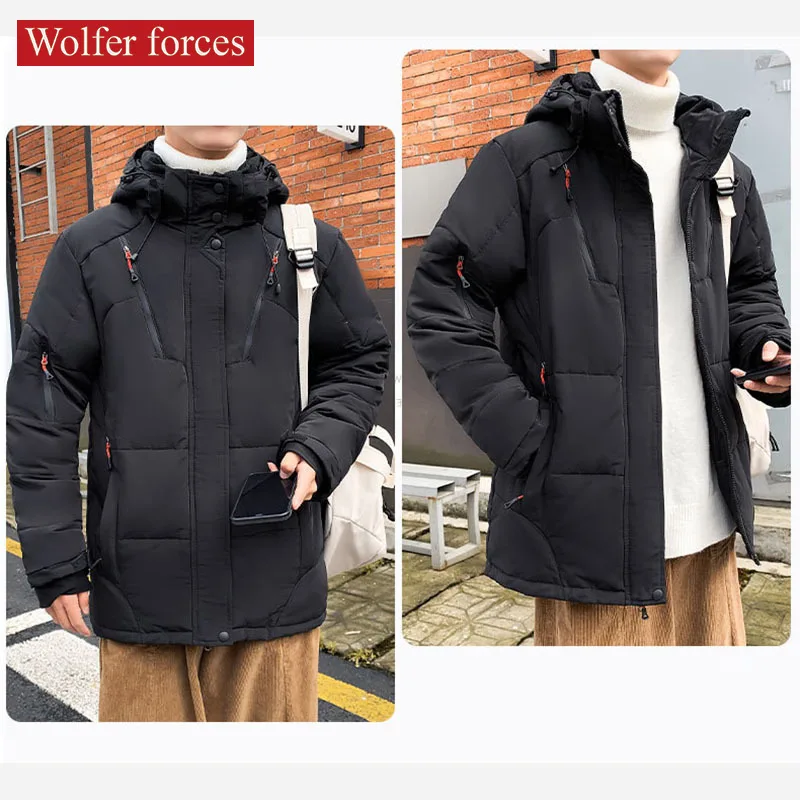 Autumn Jacket Man Bombers Men's Spring Jacket Hiking Jackets Cardigan Windbreak Retro Windbreaker Heavy Mountaineering Techwear
