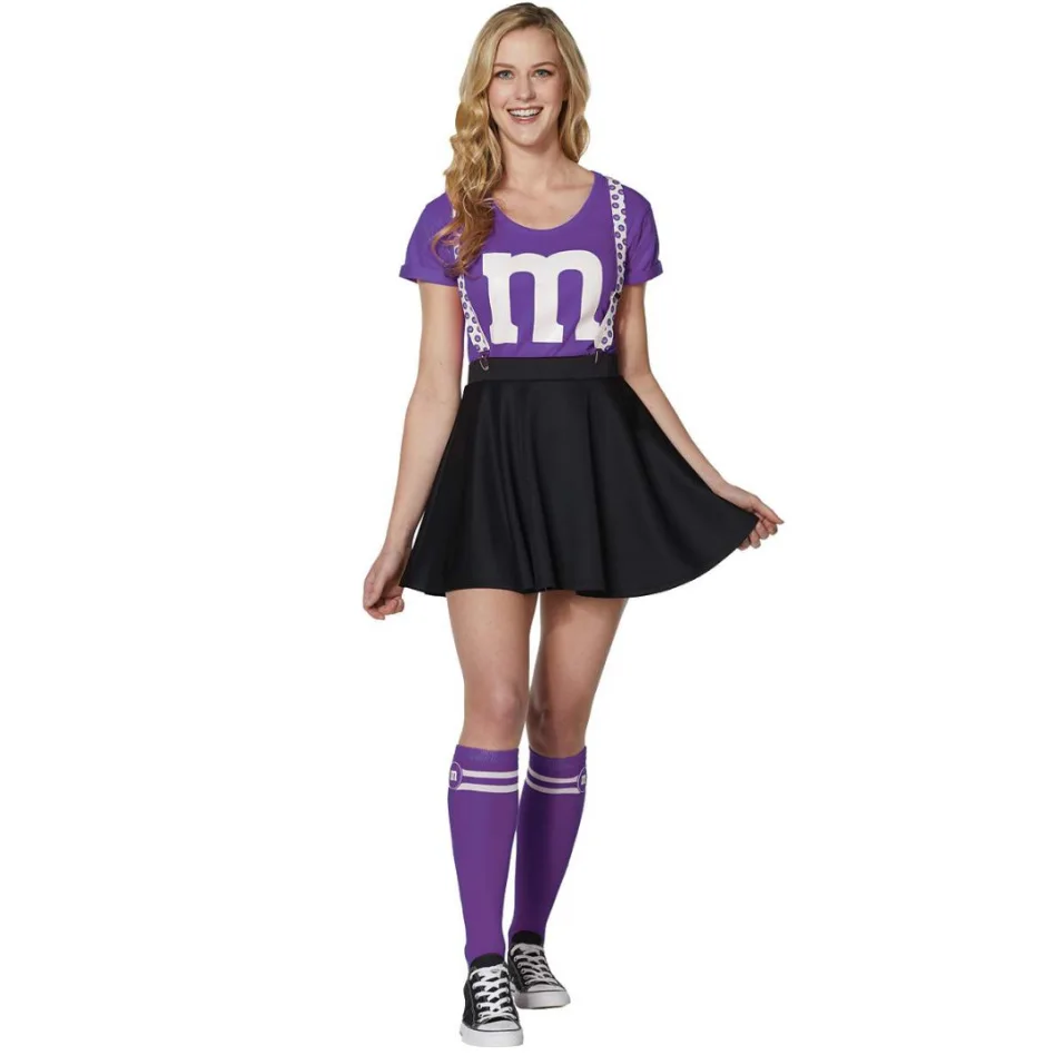 S-L Girl Group Student Cheerleading Costume M Word Bodybuilding La Exercise Dance Suit Cheerleading Uniform