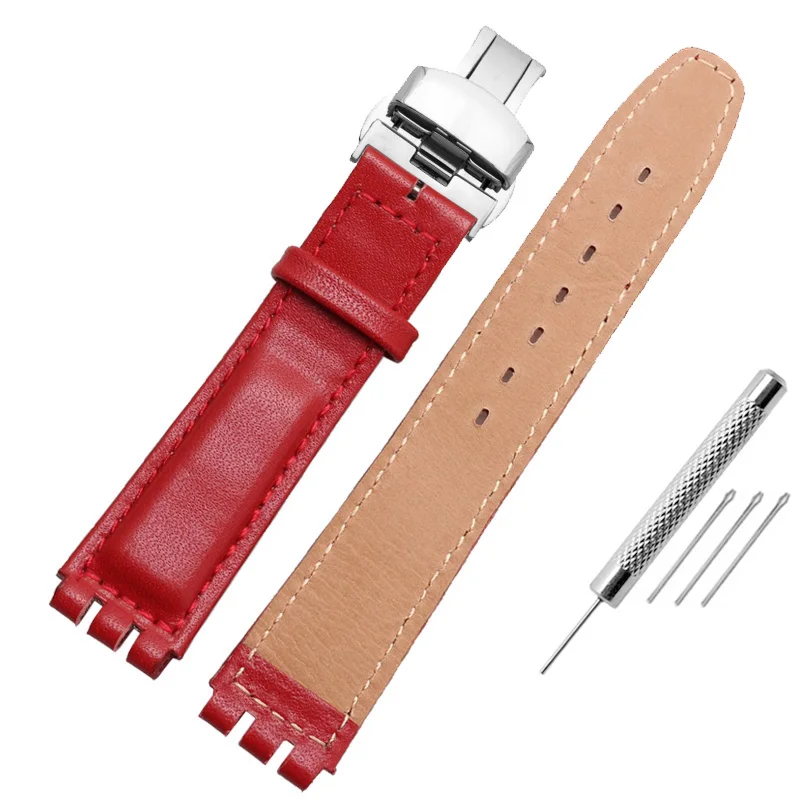 Ремешок Для Часов Swatch Кожаный Купить