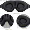 3D Eye Mask Adjustable Suitable for Men and Women with No Pressure on the Eyes Breathable and Light Blocking Eye Mask Black 2