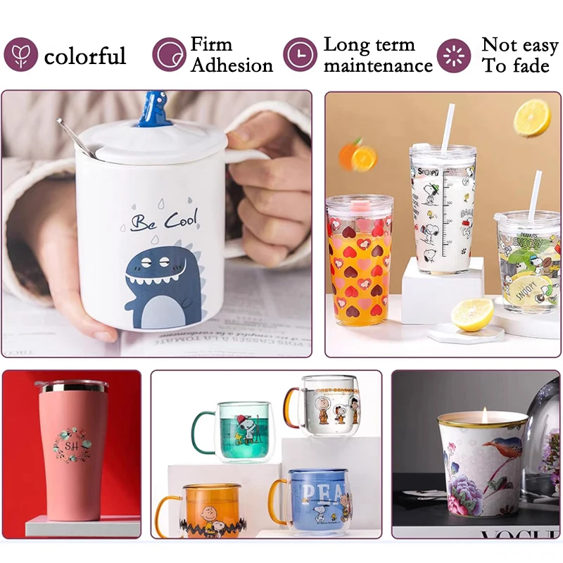 A4 10/20 قطعة من ورق نقل مائي بالليزر أبيض وشفاف ل...