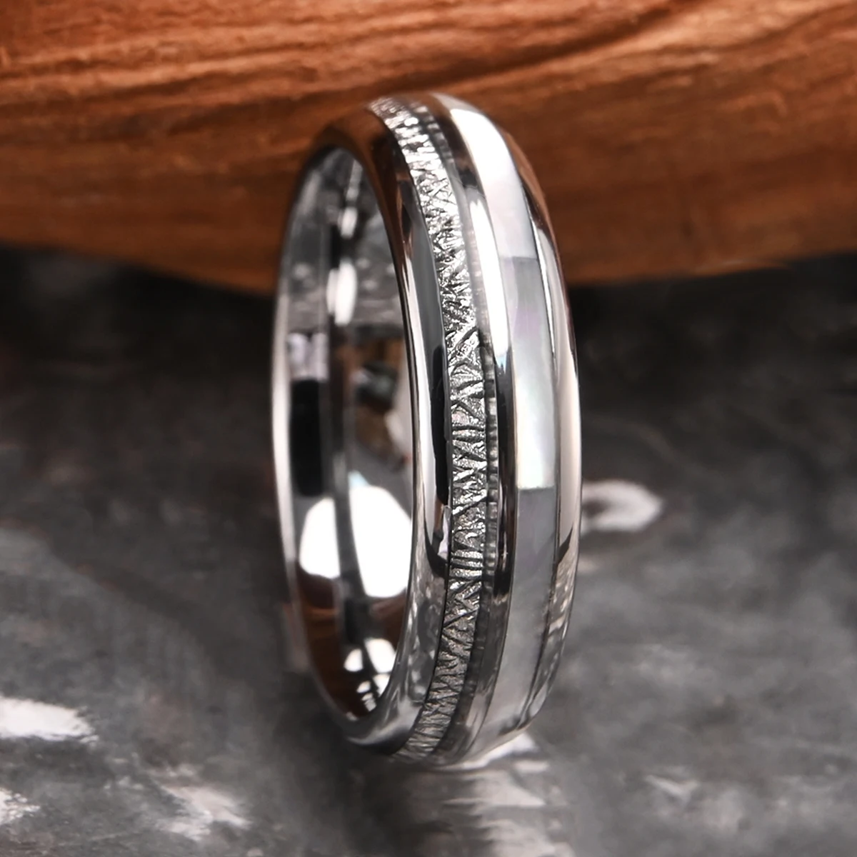 Verlobungsring Damenringe Minimalistischer Wolframring Paarringe Damenschmuck Accessoires Schmuck Herrenring