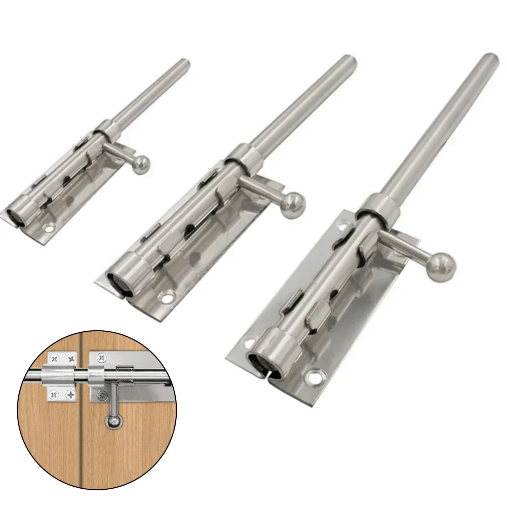 Door Bolt Lock Stainless Steel Door Bolt Latch For Home Hardware Bathroom Toilet Shed Gate Safety Window Catch Lock door latch door lock cylinder