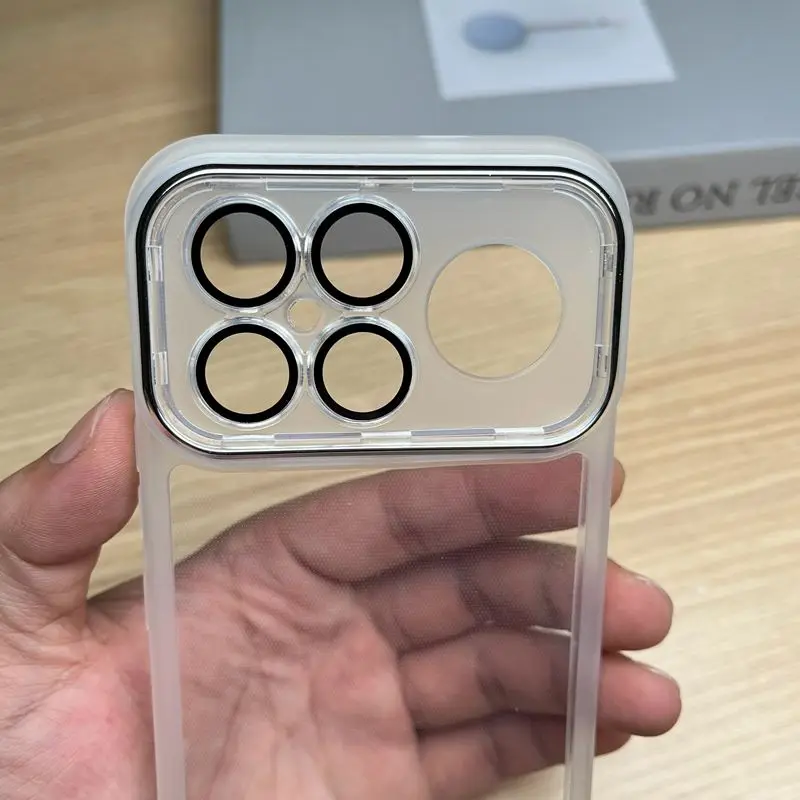 Magnetic Ultra-thin Transparent TPU Soft Silicone Case with Lens Protection