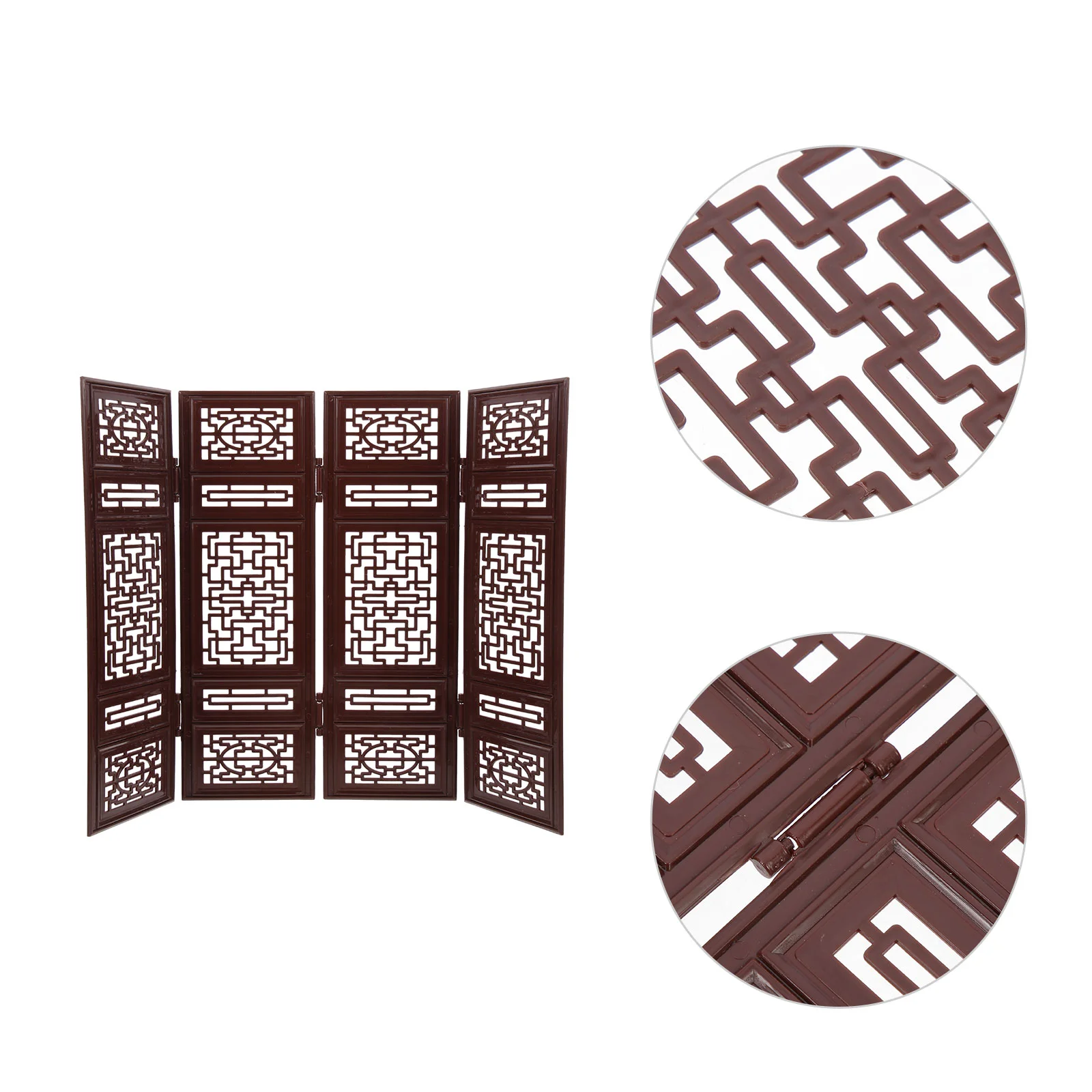 

2 Sets Mini Screen Decor for Children Minihouse Toy Props Ornamental Decorative Plastic Model Accessories