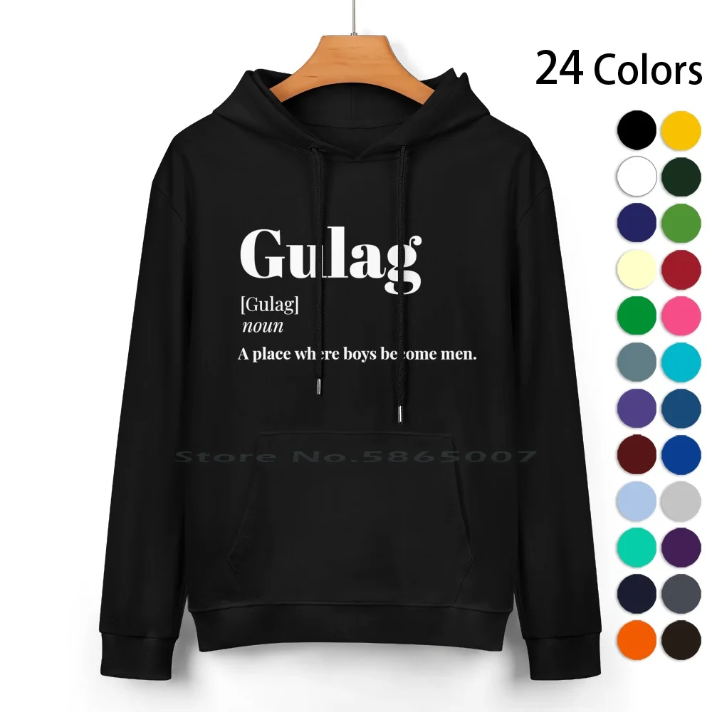 

Gulag Definition Funny Gaming Gamer Meme Gift Gulag Pure Cotton Hoodie Sweater 24 Colors Gulag King Straight Outta Gulag Gaming