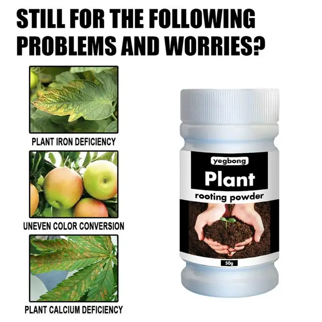 Gyökér Műtrágya Növény Táplálkozás Harmon Por Cserepes Talaj Fokozó Gyökérnövekedés Növényi Tápanyag -Oldat - Image 2