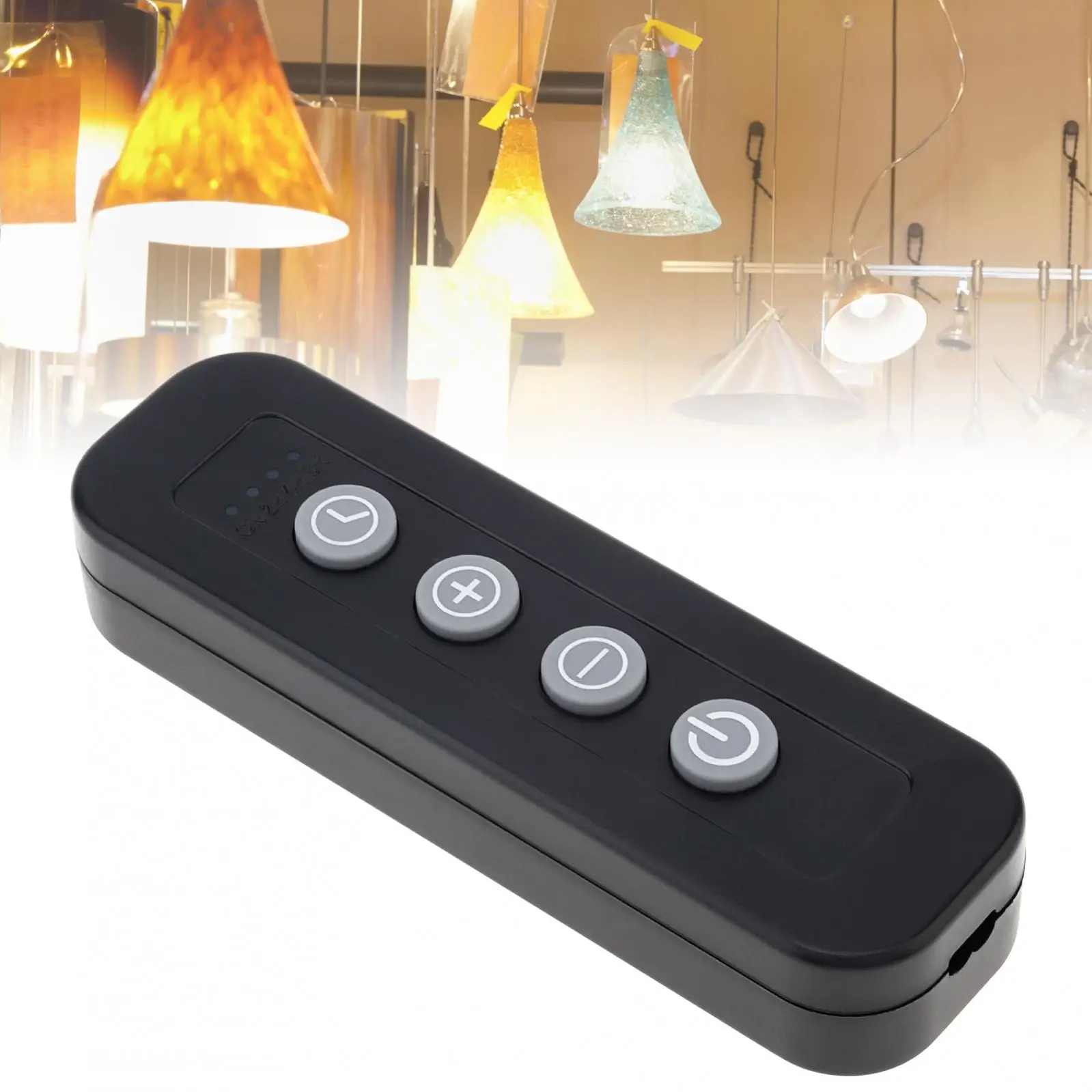 110-120V Electronic Timed Dimmer Switch Full Range LED Dimmer Inline Lamp Switch for LED Lamps/ Incandescent Bulb / Halogen Bulb