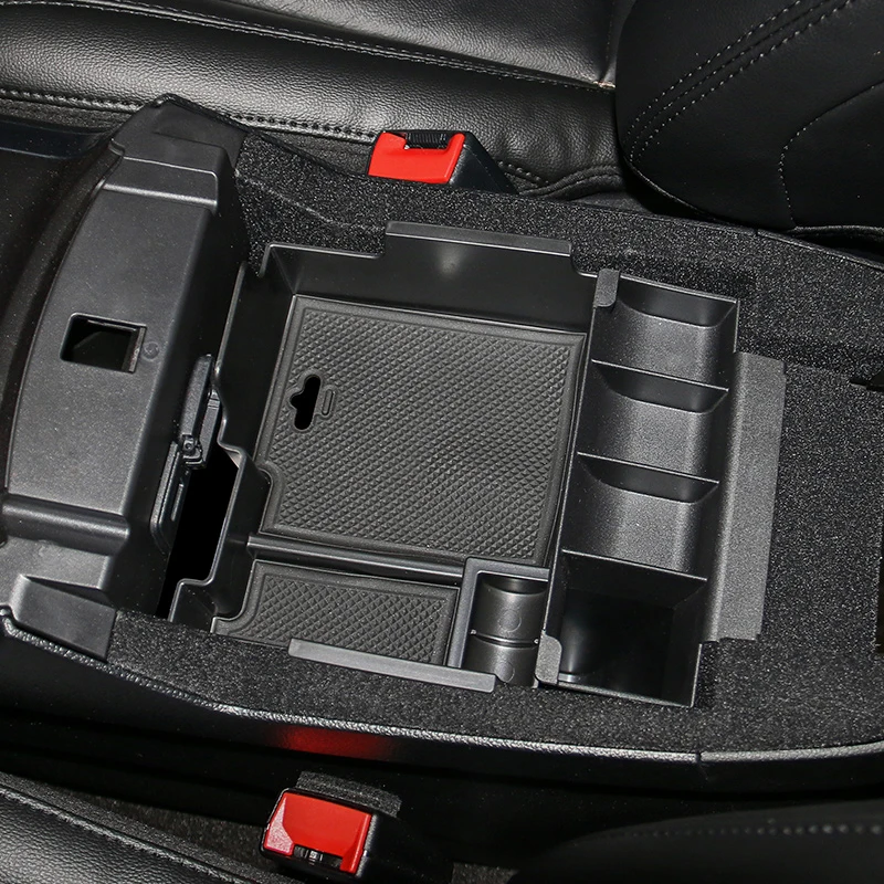 

For Ford Explorer 2011- 2014 2015 2016 2017 2018 2019 2020 Armrest Storage Box Coin Tray Center Console Organizer Case Container