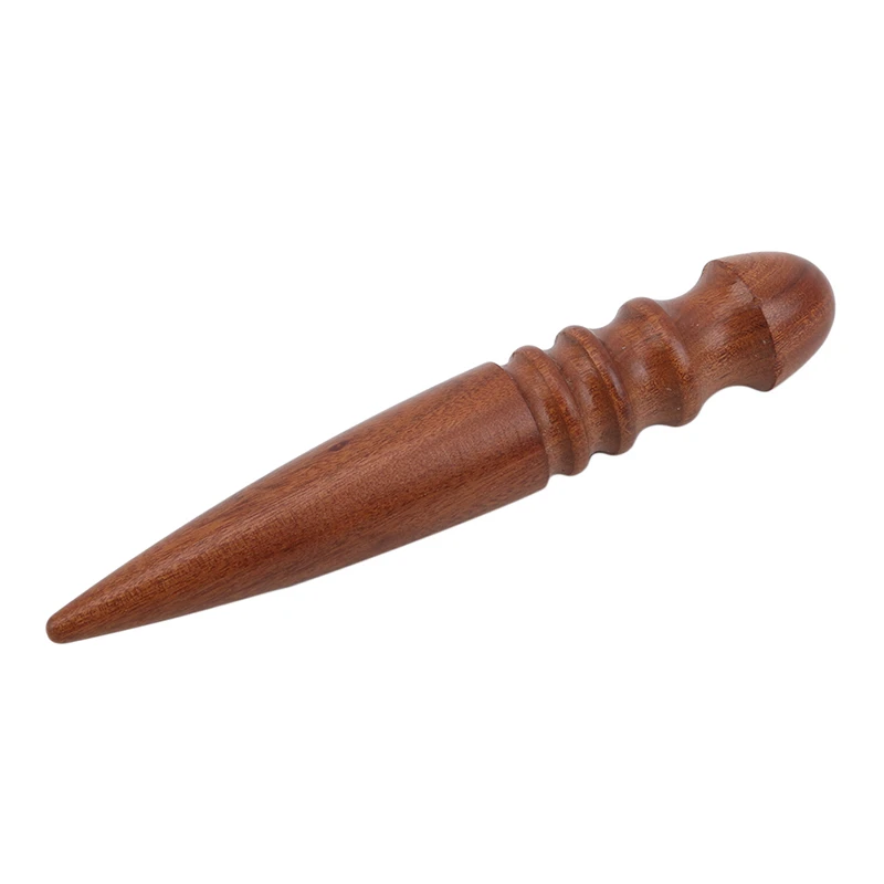 1pcs wood leather tools leather craft tool kit leather craft tools leather craft tool slicker burnishing rod for leather edges