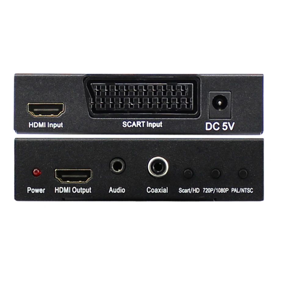 Scart to HDMI ̺, RGB Scart to HDMI 1080P  Ϸ,  , 2-in-1 HDMI + Scart RGB to HDMI AV 