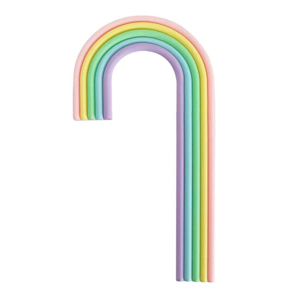 Tyqour 2 stuks regenboog-taartdecoratie, verjaardag, wolken, taarttopper, kleurrijk, taartdecoratie, wolk, regenboog, taartdecoratie, verjaardag voor kinderen, meisjes en jongens