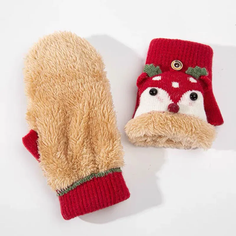 4-12 Years Children Winter Gloves for Girls Boys