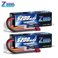 1/2pcs Zeee 3S 5200mAh Lipo Battery 11.1V 80C with T/XT60/EC3/5 Plug Hardcase for RC Car Buggy Truck FPV Drone RC Model Parts 1