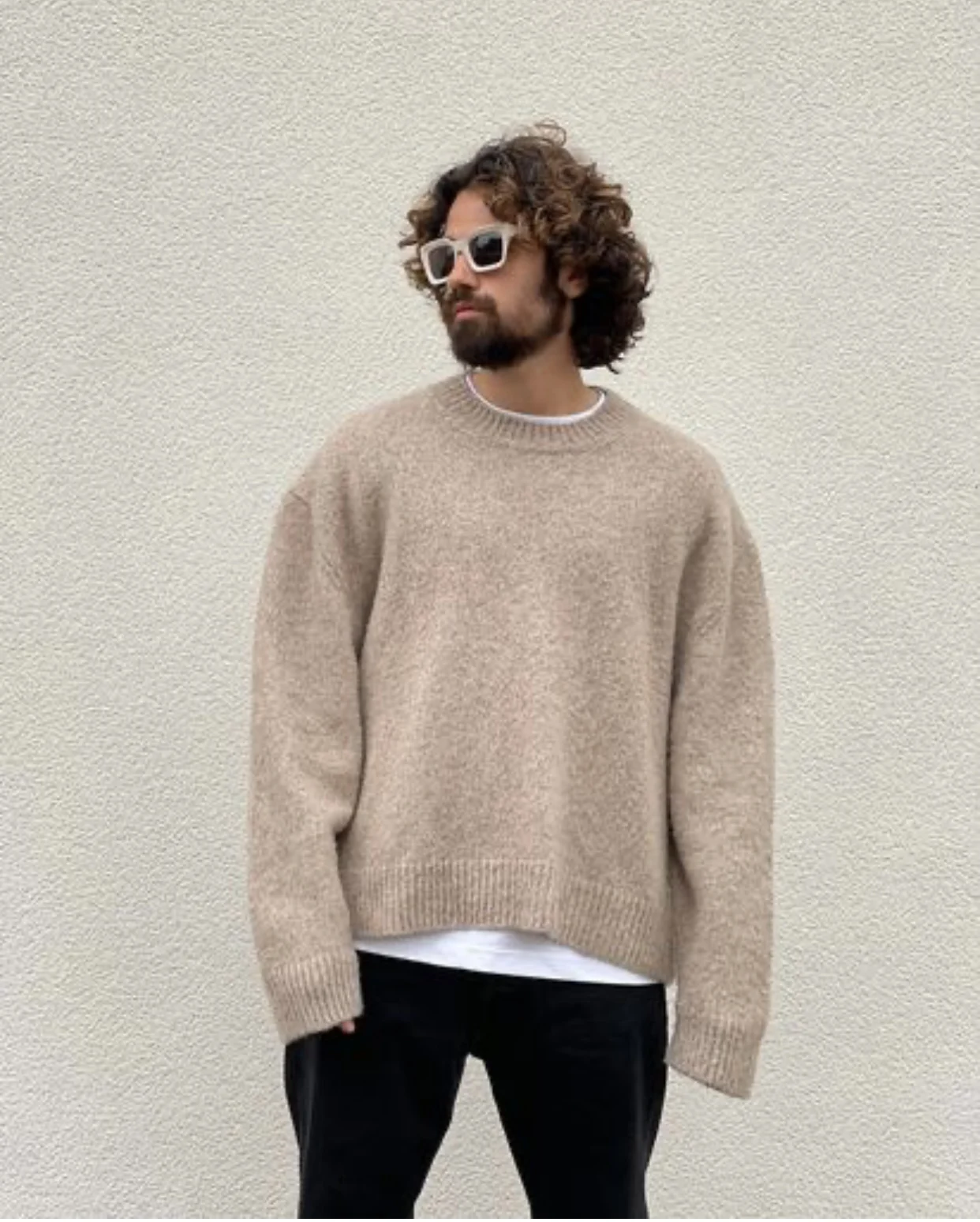 2021fw Cole Buxton Solid Sweater Men 