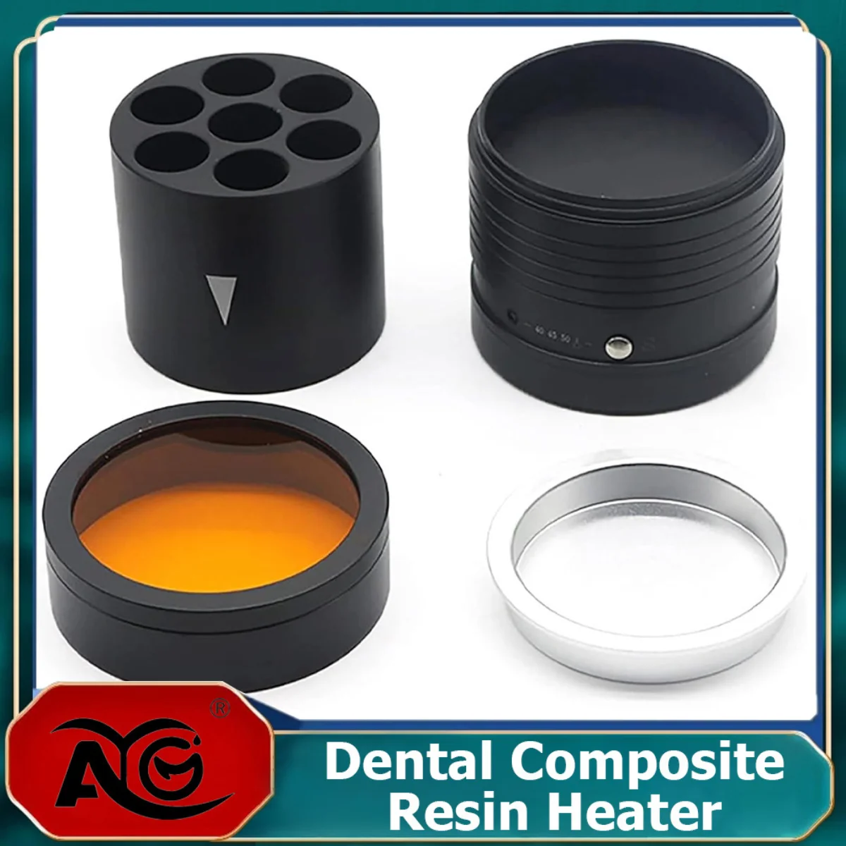AG Dental Composite Heater Resin Heating Composed Dentist Material Warmer Equipment with Heating Tray and 7 Warming Slots