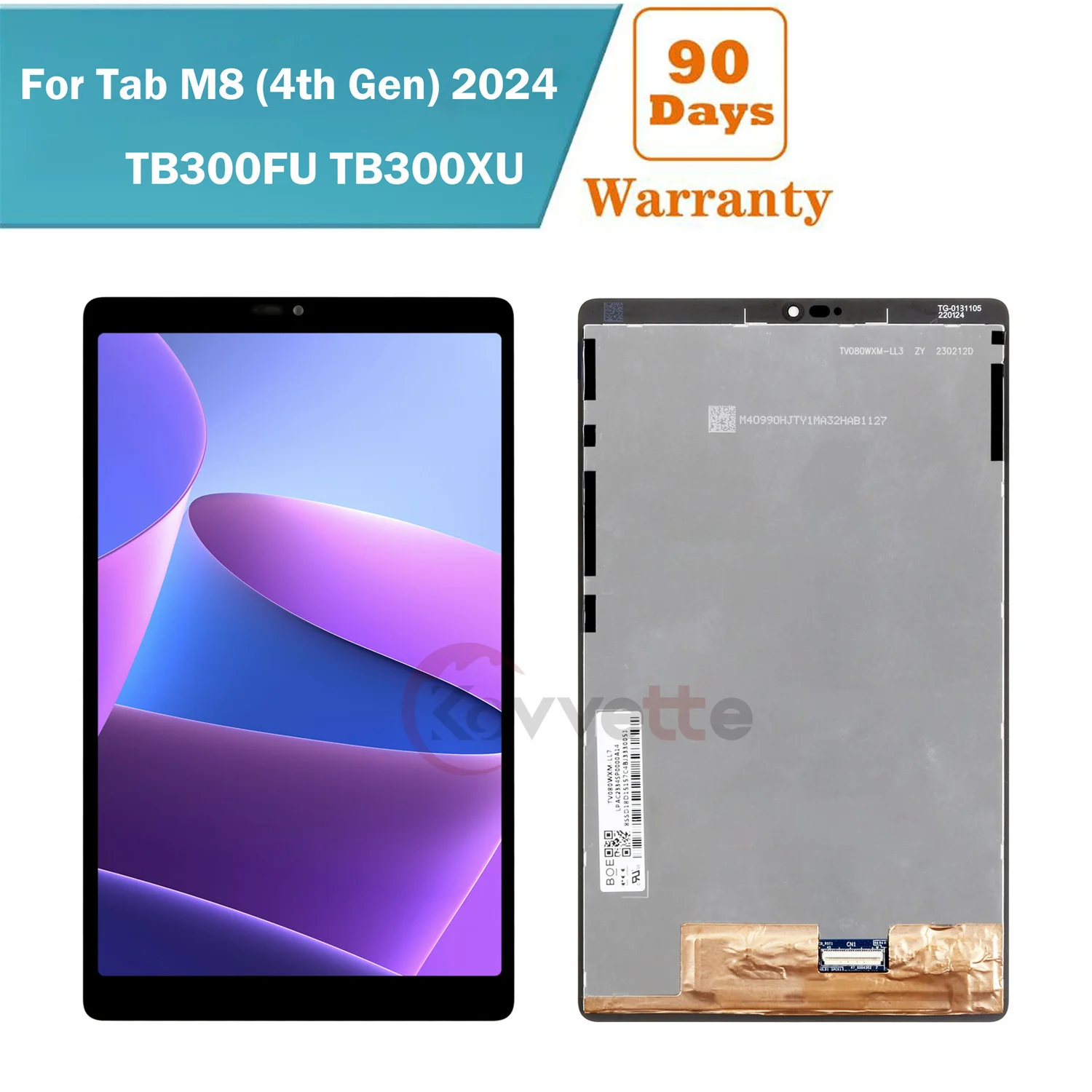 8 Inches For Lenovo Tab M8 (4th Gen) TB301FU TB300XU TB300FU