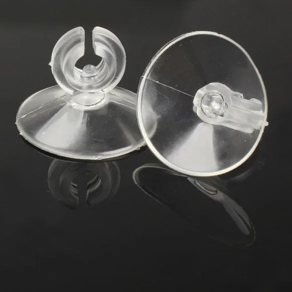 Clear Rubber Aquarium Suction Cup Holder for Fish Tank Air Line