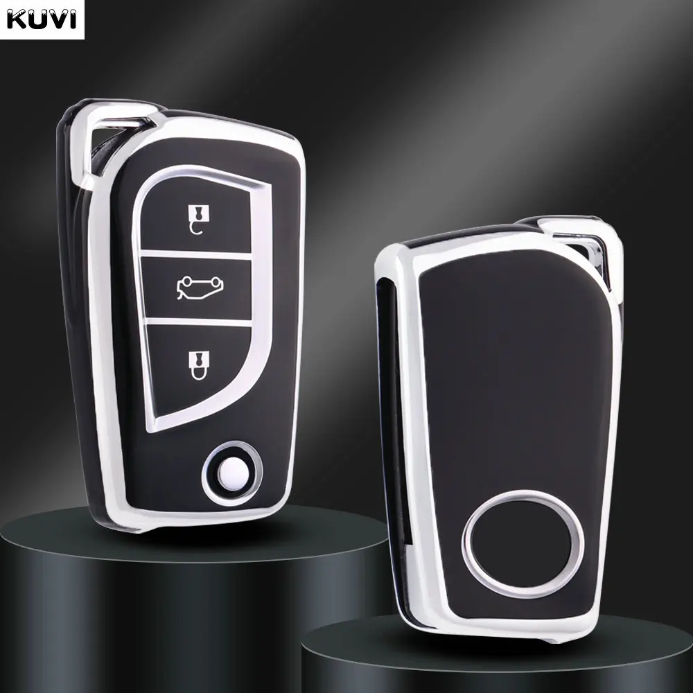 Premium TPU Car Remote Key Cover Case - Sleek Protection