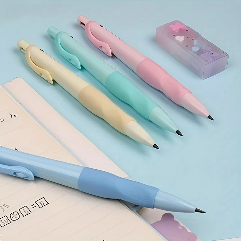Creative 0.5/0.7/0.9/2.0MM Grip Mechanical Pencil With Replaceable Leads Art Sketch Painting Writing School Stationery Supplies 3