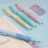 Creative 0.5/0.7/0.9/2.0MM Grip Mechanical Pencil With Replaceable Leads Art Sketch Painting Writing School Stationery Supplies 3