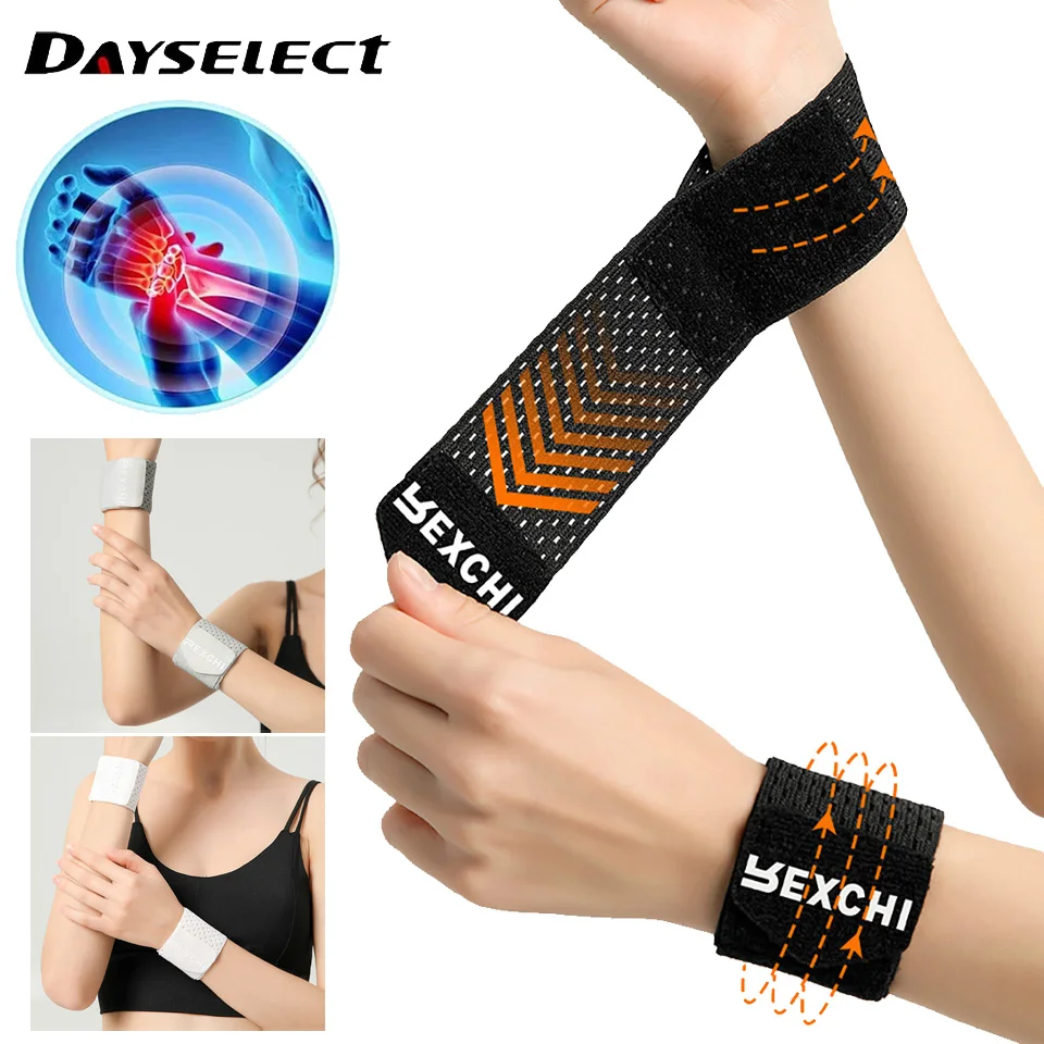 

1/2Pcs Wrist Brace Adjustable Wrist Support Wrist Straps for Fitness Weightlifting,Wrist Wraps Wrist Pain Relief Highly Elastic