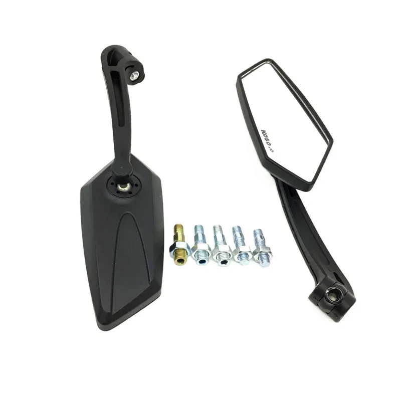 오토바이 범용 KOSO 미러 스쿠터, 전기 자전거, 카페 레이서, 레트로 백미러, Electrombile HD 비전 사이드 미러, 8mm, 10mm