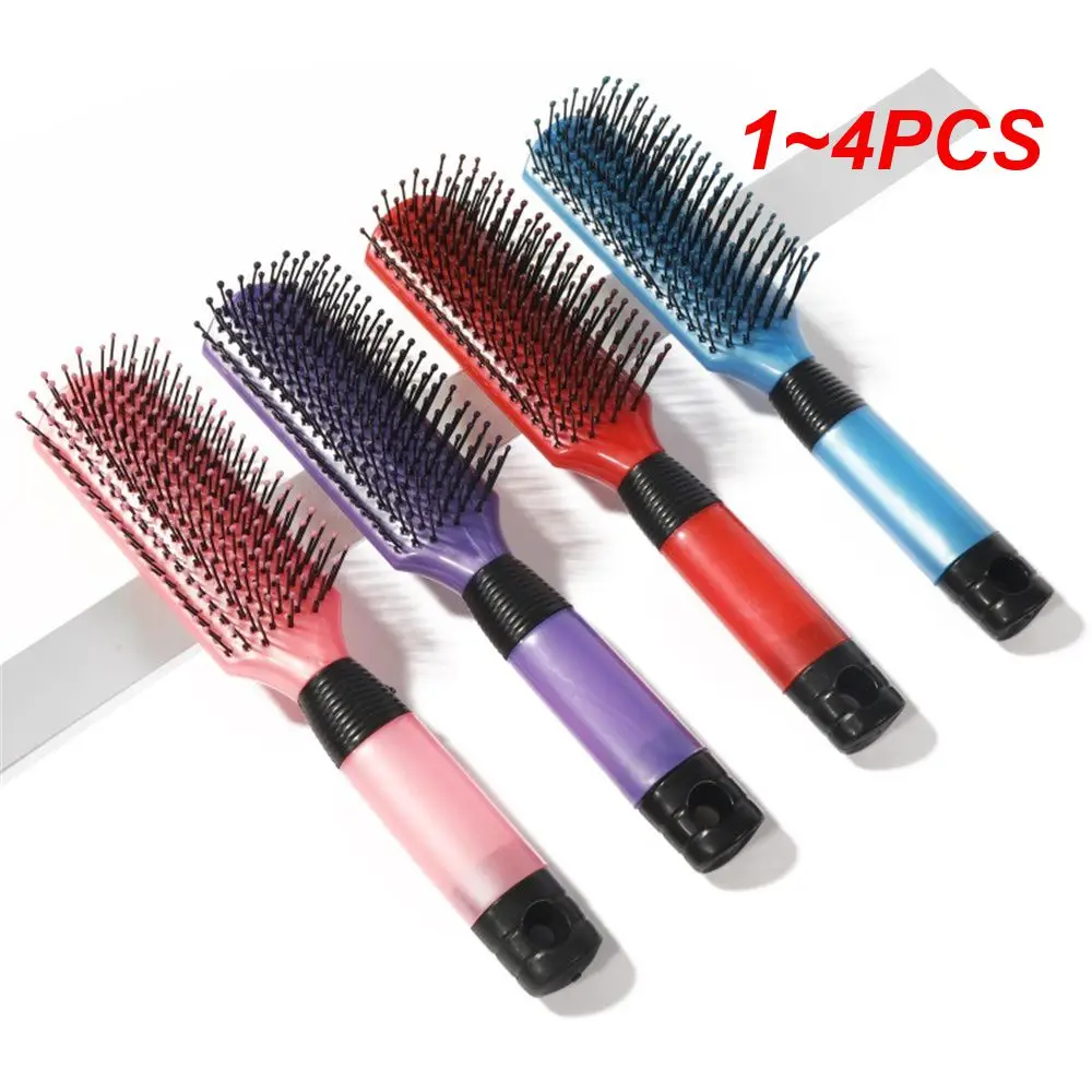 

1~4PCS Nine Row Comb Hair Care Plastic Men Only Big Back Head Hairdressing Hair Care And Styling Oil Comb Easy To Use Nine Rows