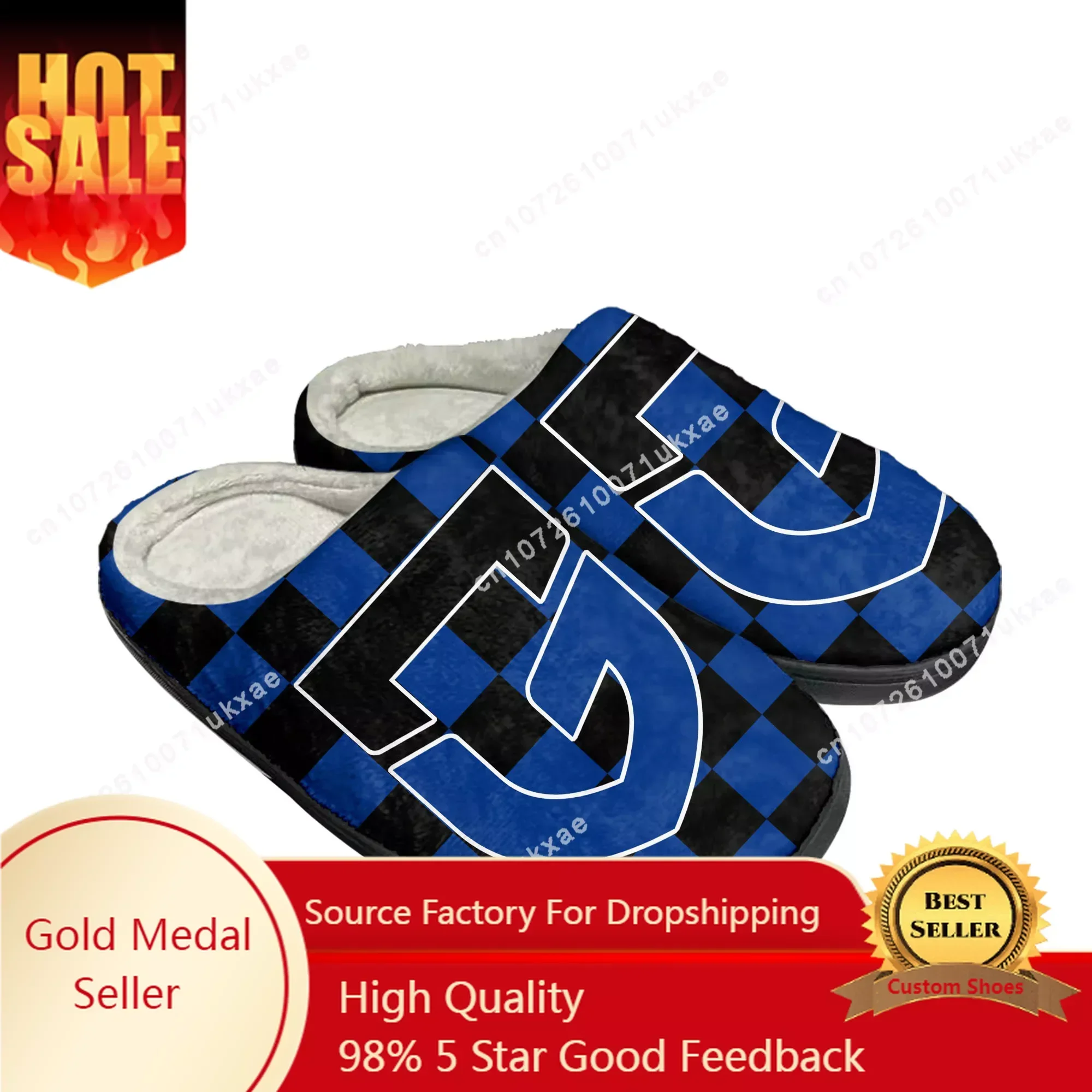 ガンバ Gamba Football Home Cotton Slippers Mens Womens Plush Bedroom Casual Keep Warm Shoes Thermal Indoor Slipper Customized DIY