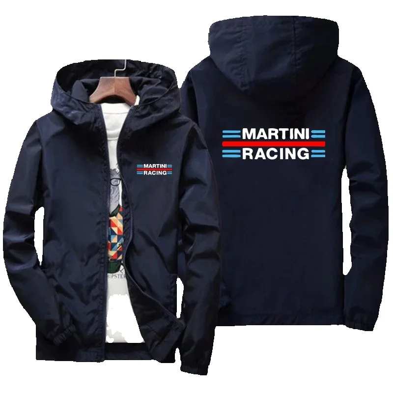 2024 New Martini racing men's thin UV resistant skin zippered hood windproof sports pilot jacket beach coat bicycle top_voghion.com
