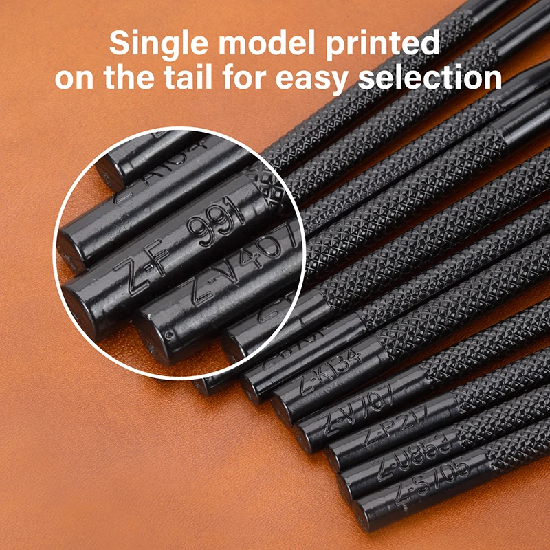 WUTA Leather Stamping Tools Skin Stamps Kit Carving Leather