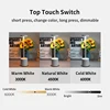 Rechargeable LED Desk Lamp Metal Dimmable Touch Table Lamp 3 Color Temperatures Bedside Creative Ambient Light Bar Hotel Decor 3