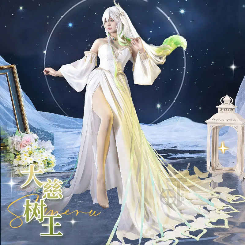 

The Greater Lord Rukkhadevata Cosplay Costume Game Genshin Impact Cosplay Dress Halloween Uniforms Anime Clothing Custom Made