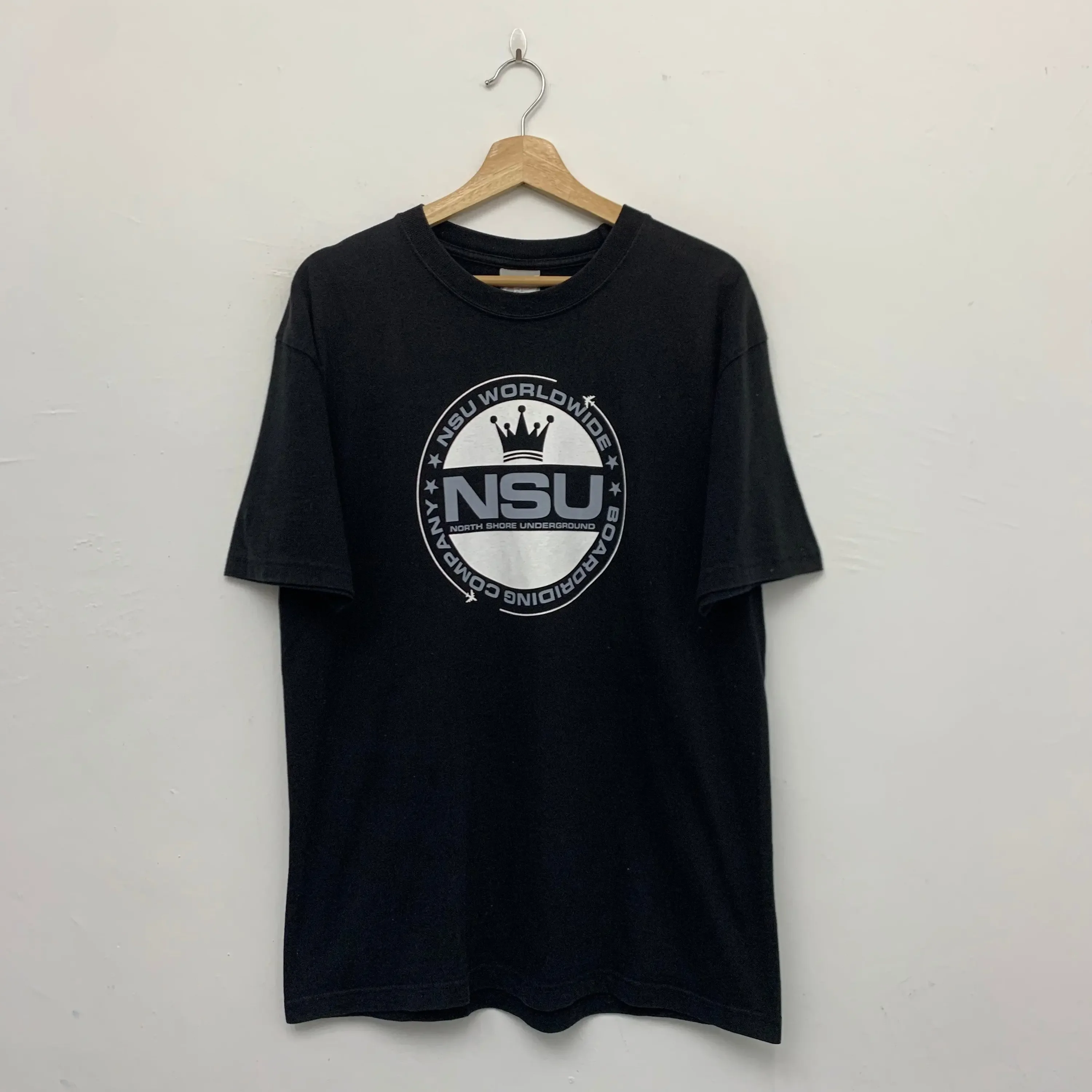 Maglietta Nsu Maglietta Da Surf Sotterranea Vintage North Shore Taglia Grande