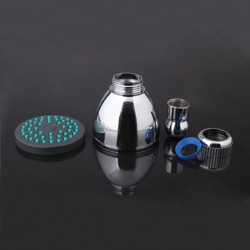 Shower Head ABS Chrome Handheld Water Saving Rround Shower Faucet Head Universal Bathroom SPA head shower head shower nozzle 1pc