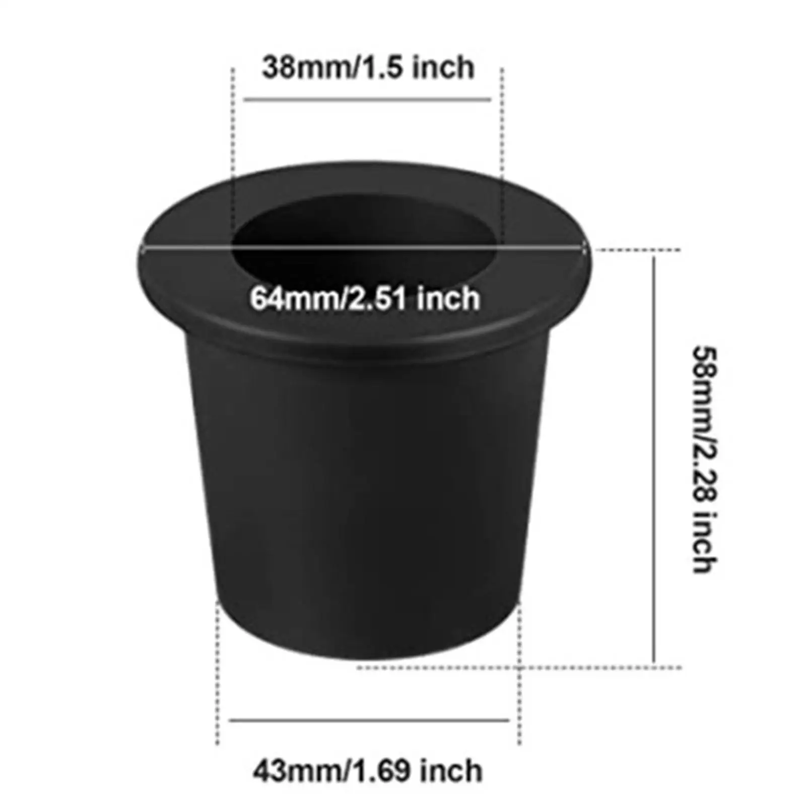 Umbrella Hole Ring Silicone 1.5inch Umbrella Cone Wedge Hole Plug Stabilizer for Lawn Patio Deck Beach Garden