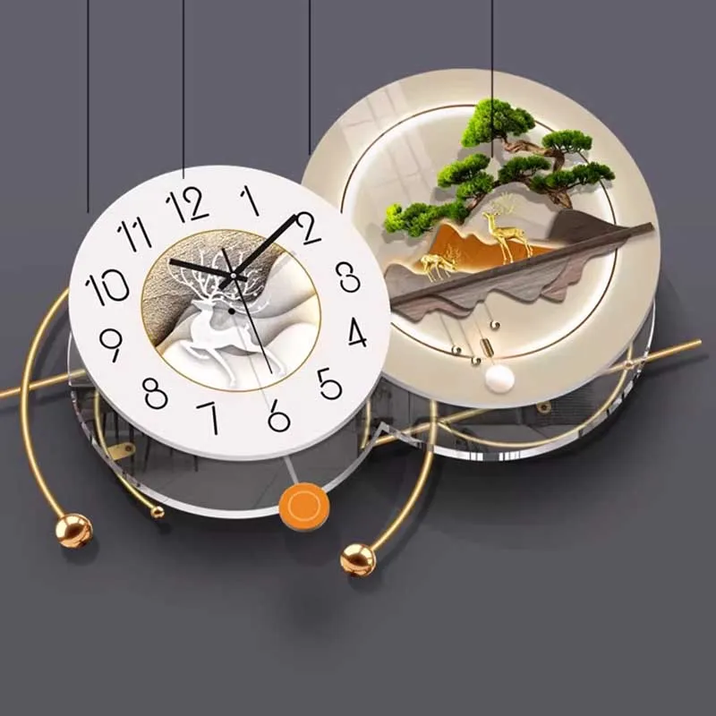 

Minimalism Luxury Wall Clocks Originality Light Luxury Wall Clocks Hanging Modern Orologio Da Parete Moderno Home Decoration
