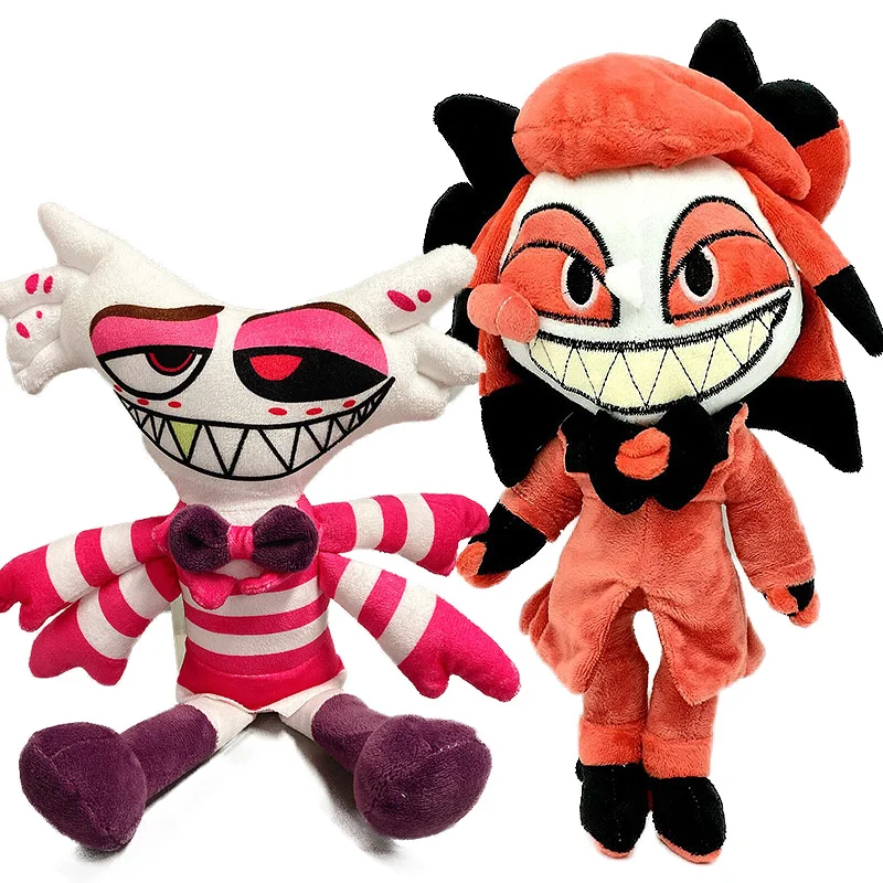 2530cm Anime Angel Dust Plush Toys Alastor Hazbined Hotels Plush Toy