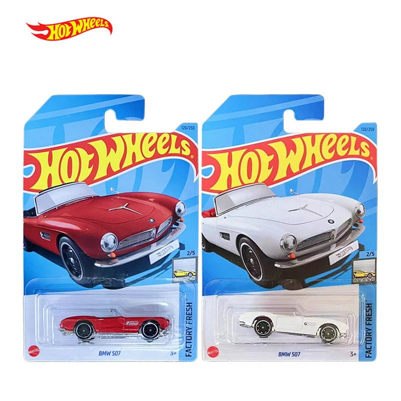 

Коллекция 2023 года, лидер продаж, колеса BMW 507, красно-белый № 120 C4982, свежие модели автомобилей под давлением 2/5, игрушка