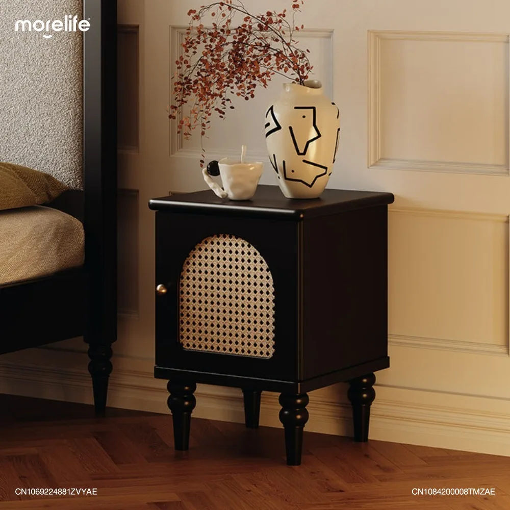 

Новинка 2024, американский французский винтажный Настольный минималистичный шкаф для хранения в спальне, тумбочки K01