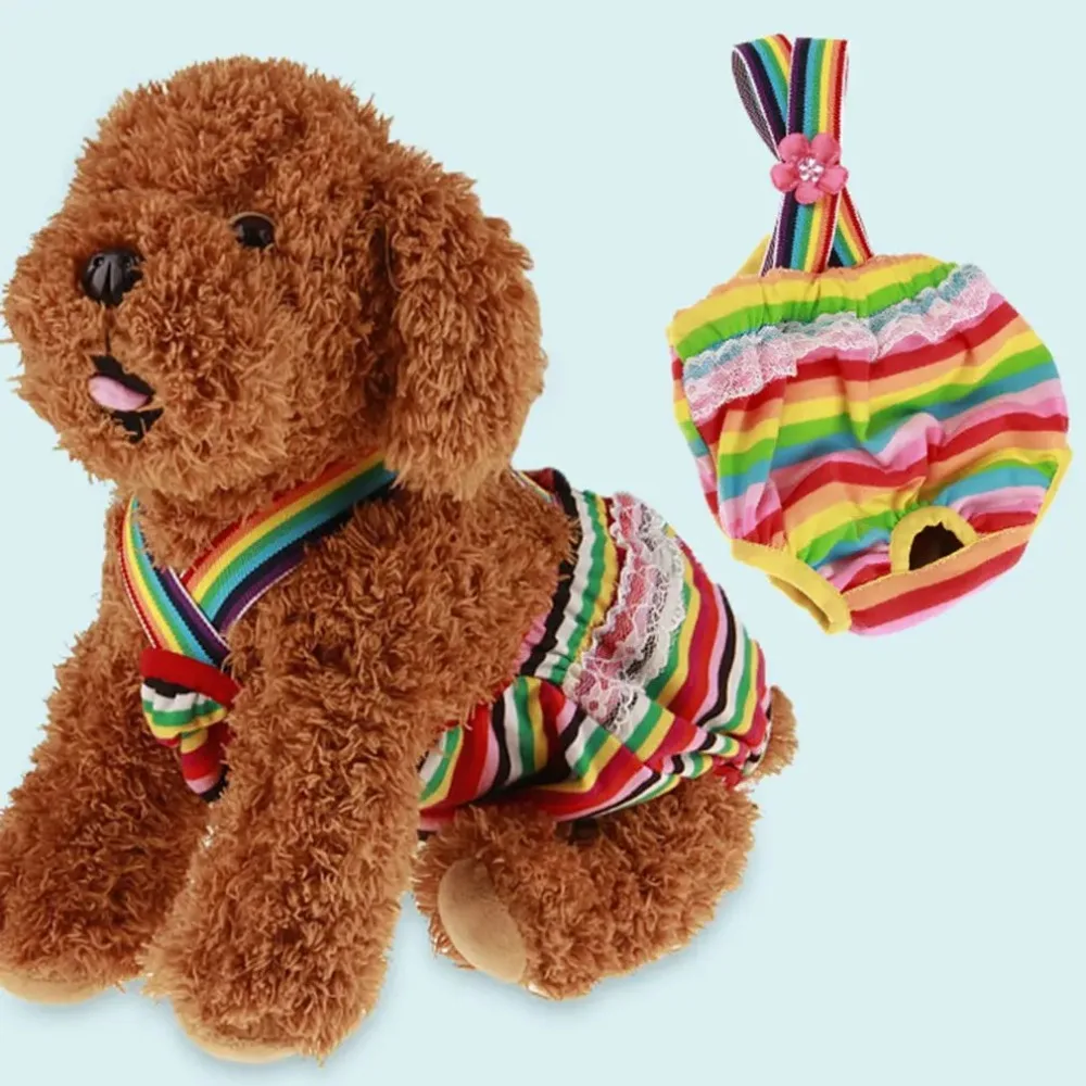 Pets Dog Diaper Washable Shorts Panties Menstruation Underwear Briefs Physiological Pant Sanitary Pets Supplies