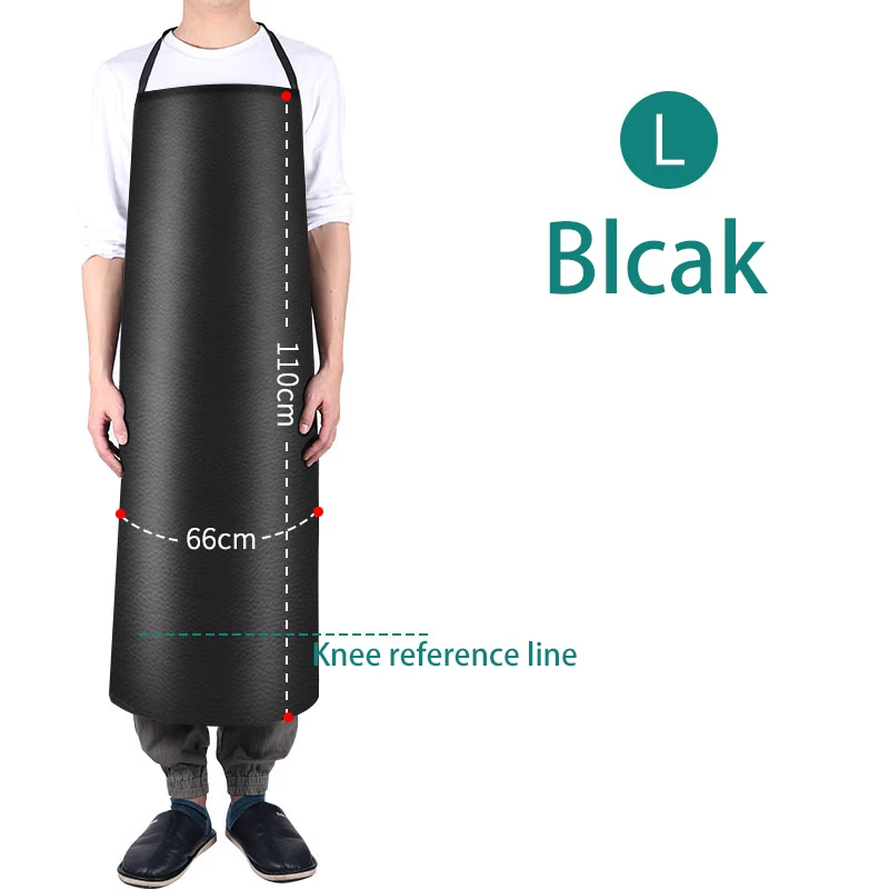 Waterproof Oil-Proof Leather Kitchen & Restaurant Apron